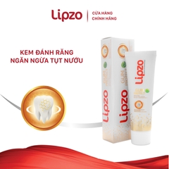 Combo 3 Kem Đánh Răng Thảo Dược Lipzo Gum Protect Chống Tụt Nướu 95g Ngăn Ngừa Chảy Máu Chân Răng, Khử Khuẩn, Răng Chắc Khỏe Tự Nhiên