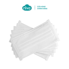Combo 5 Hộp Khẩu Trang Niva Y Tế 4 Lớp Hộp 20 Cái Kháng Khuẩn, Ngăn Khói Bụi, Vi Khuẩn Hàng Chính Hãng Cao Cấp