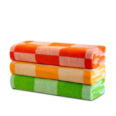 Khăn Tắm Cotton Tự Nhiên 100%  Xuất Nhật Niva BJ2 Mềm Mịn Thấm Hút, An Toàn, Hoa Văn Kích Thước 700x1400 mm