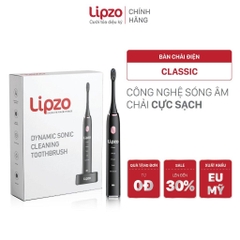 Bàn chải điện thông minh Lipzo sóng âm sợi siêu mảnh giúp chải sạch từng kẽ răng, chăm sóc nướu lợi hiệu quả