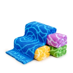 Khăn Mặt Cotton Tự Nhiên 100% Niva WP2 Thấm Hút Vượt Trội An Toàn Cho Da, Hoa Văn Kích Thước 280x480 mm