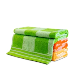 Khăn Tắm Cotton Tự Nhiên 100%  Xuất Nhật Niva BJ2 Mềm Mịn Thấm Hút, An Toàn, Hoa Văn Kích Thước 700x1400 mm
