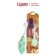 Combo 3 Bàn Chải Đánh Răng Lipzo Kids Step1 Cao Cấp Công Nghệ Chỉ Tơ Nha Khoa Siêu Mềm Dành Cho Trẻ Em Trên 5 Tuổi