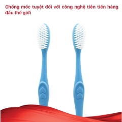 Combo 3 Bàn Chải Đánh Răng Lipzo Maxcare Dành Cho Người Lớn Công Nghệ Lông Chỉ Tơ Nha Khoa Mảnh Siêu Bền