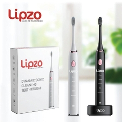 Bàn chải điện thông minh Lipzo sóng âm sợi siêu mảnh giúp chải sạch từng kẽ răng, chăm sóc nướu lợi hiệu quả
