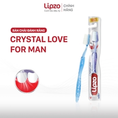 Bàn Chải Đánh Răng Lipzo Crystal Love For Man Cho Nam Giới  Công Nghệ Lông Nở Kết Hợp Chỉ Tơ Nha Khoa Siêu Mềm Mảnh