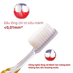 Combo 3 Bàn Chải Đánh Răng Lipzo Pro For Man Cho Nam Giới Men Răng Yếu Công Nghệ Lông Nở Kết Hợp Chỉ Tơ Nha Khoa Mềm Mản