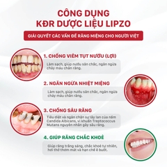 [1 TẶNG 1] Kem Đánh Răng Lipzo Dược Liệu 185g Tặng Kèm Bàn Chải Lipzo Maxcare X