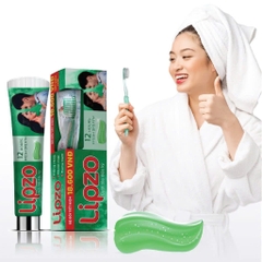 Bộ Đôi Tiết Kiệm Kem Đánh Răng Lipzo 12 Giờ Rạng Ngời 185g Và Bàn Chải Đánh Răng Maxcare