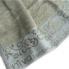 Khăn Mặt Sợi Tre Niva FP3 60% Sợi Tre Và 40% Cotton Mềm Mịn Thấm Hút Tốt, Mác In Satin Bóng Kích Thước 28x48 cm