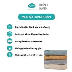 Khăn Tắm Bông Nở Niva BL2 100% Cotton Mềm Mại Kích Thước 50x100 cm