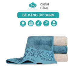 Khăn Tắm Sợi Tre Niva BL3 60% Sợi Tre Và 40% Cotton Mềm Mịn Kích Thước 50x100cm