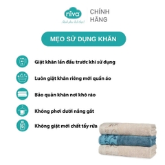 Khăn Tắm Sợi Tre Niva BL3 60% Sợi Tre Và 40% Cotton Mềm Mịn Kích Thước 50x100cm
