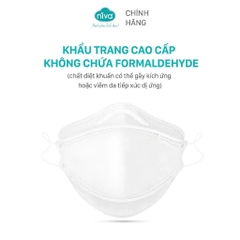 Khẩu Trang Niva 4D Mask KF94 Trẻ Em 25 Chiếc Ngăn Bụi Mịn, Kháng Khuẩn, Không Kích Ứng Da, Hàng Chính Hãng