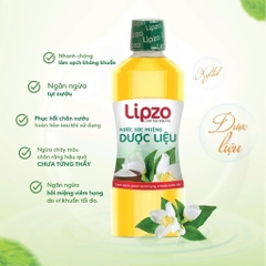 Nước Súc Miệng Lipzo Dược Liệu 250ml – Kháng Khuẩn, Phục Hồi Chân Nướu, Giảm Viêm