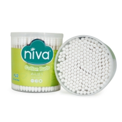 [1 TẶNG 1] Mua 1 Hũ Tăm Bông NIVA Người Lớn 200 Que Giấy Aj2 Tặng 1 Túi Tăm Bông NIVA Người Lớn 100 Que Giấy AZP2