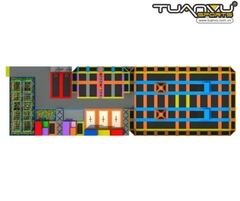 Công viên bạt nhún trong nhà KP-BC160824