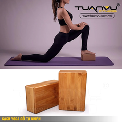 Gạch yoga gỗ tự nhiên