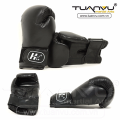Găng tay boxing chữ H màu đen