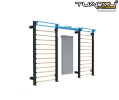 Khung treo tường hỗn hợp gỗ thép FT9003