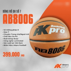 Quả bóng rổ da số 7 AB8006