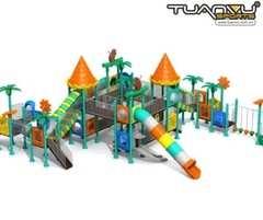 Sân chơi ngoài trời mầm non Jungle Lodge Series