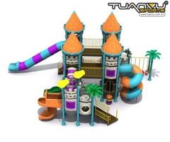 Sân chơi ngoài trời mầm non lâu đài KP-CB103