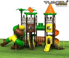 Sân chơi ngoài trời mầm non lâu đài KP-CB121