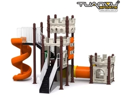 Sân chơi ngoài trời mầm non lâu đài KP-CB133