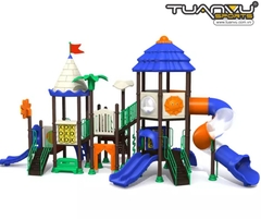 Sân chơi ngoài trời mầm non lâu đài KP-CB1405