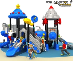 Sân chơi ngoài trời mầm non vũ trụ KP-TK007