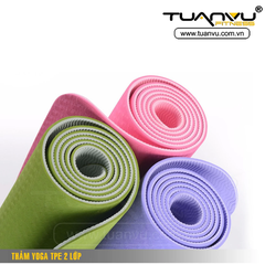 Thảm yoga TPE 6mm 2 lớp