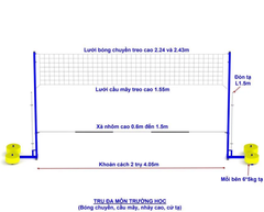 Trụ đa môn trường học Vifa 901911