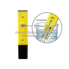 BÚT ĐO PH NƯỚC ATC THẾ HỆ MỚI (MÀU VÀNG ĐEN) – THIẾT KẾ NÂNG CẤP, ĐO SIÊU NHANH, CHÍNH XÁC VƯỢT TRỘI