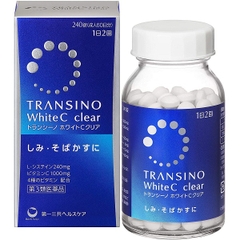VIÊN UỐNG TRẮNG DA TRANSINO WHITE C CLEAN 120 VIÊN