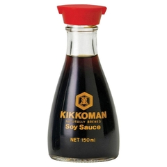 Nước Tương Soy Sauce Hiệu Kikkoman (Chai Thủy Tinh) 150Ml - Nhật Bản
