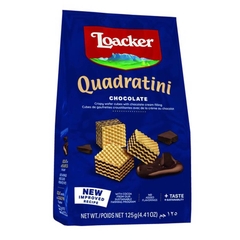 Bánh xốp Loacker Quadratini Chocolate túi 125g - Ý