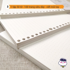 Giấy còng 120 Gsm - A5 B5 Chống Thấm - Ong Mặt Bự