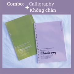 Template Luyện Chữ Handwriting 100gsm - B5 26 lỗ - Dành Cho Người Mới Luyện- K Kèm Gáy Còng