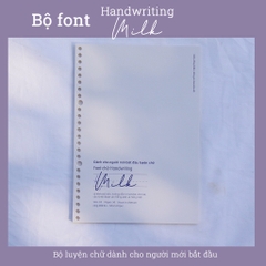 Template Luyện Chữ Handwriting 100gsm - B5 26 lỗ - Dành Cho Người Mới Luyện- K Kèm Gáy Còng