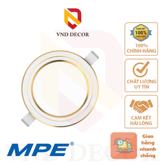 Đèn Led Panel Âm Trần MPE Viền Vàng 7W-9W-12W Mã: Seri RPL