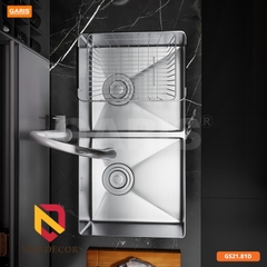 CHẬU RỬA 2 HỐ CÂN ÂM BÀN ĐÁ GS21.81D