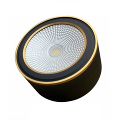 Đèn Ống Bơ Ốp Nổi 12W Viền Vàng Size 115*65mm