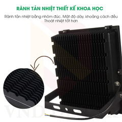 Đèn Pha LED 100W Chip COB 5054 Mã VND-LPB100