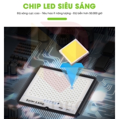 Đèn Năng Lượng Mặt Trời LED Pha Tổ Ong Chống Chói 200W