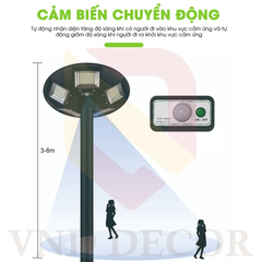 Đèn Năng Lượng Mặt Trời UFO 250W - 5 Khoan