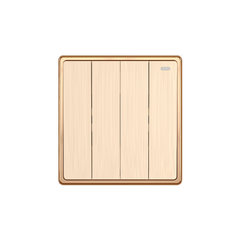 Mặt 4 Công Tắc 1 Chiều MPE Mã: S704