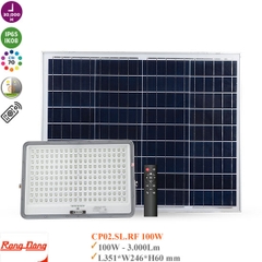 Đèn Pha Năng Lượng Mặt Trời 100W Rạng Đông CP02.SL.RF