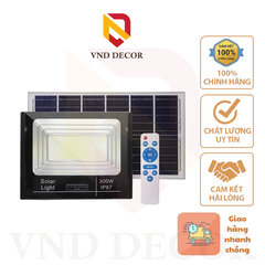 Đèn Led Pha Năng Lượng Mặt Trời 300W Có Báo Pin - SOLAR LIGHT 300W