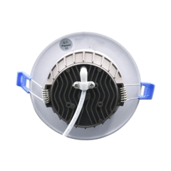 Đèn LED Downlight Âm Trần Viền Bạc 12W Paragon F138 115/12